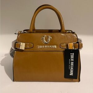 True Religion Brown Satchel Bag